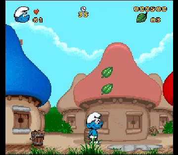 Smurfs, The (Europe) (En,Fr,De,Es,It) screen shot game playing